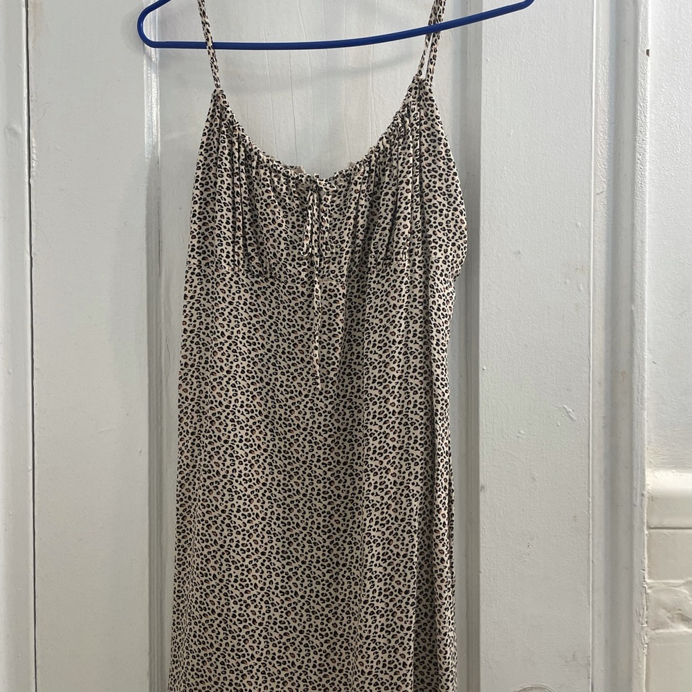 Leopard print dress
